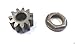 MTD 717-1554 Pinion Gear & 941-0656A Hex Flange Bearing Kit