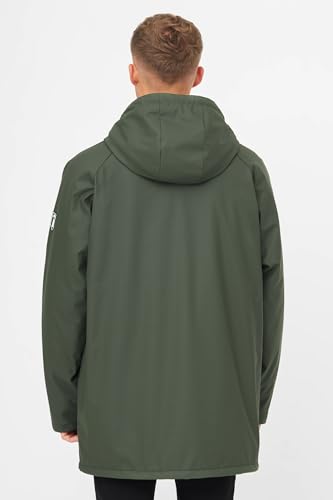 derbe Herren Regenjacke Trekholm Winter Olive/Off White - XL