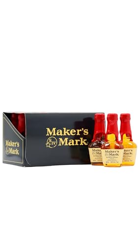 Maker's Mark - Kentucky Straight Bourbon Miniatures 12 x 5cl - Whiskey 5cl x 12 45% ABV