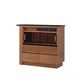 Fabriqué en bois massif, il a une texture naturelle et une texture chaude qui est plus unique. Un plan de travail en ardoise noire pure avec une excellente performance. Les taches sur le plan de travail en ardoise haute performance peuvent être facilement essuyées, et même une casserole chaude peut être placée directement.