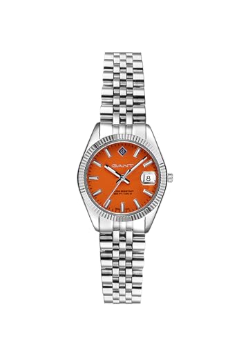 GANT Reloj Sussex Mini para Mujer (28 mm), Esfera roja y Brazalete de Acero Inoxidable G181008 GANT Reloj Sussex Mini para Mujer (28 mm), Esfera roja y Brazalete de Acero Inoxidable G181008