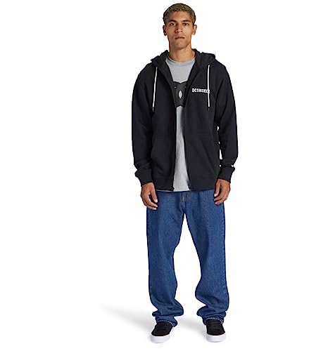 Sweater DC Shoes Baseline ZH avec fermeture zippée et maille durable