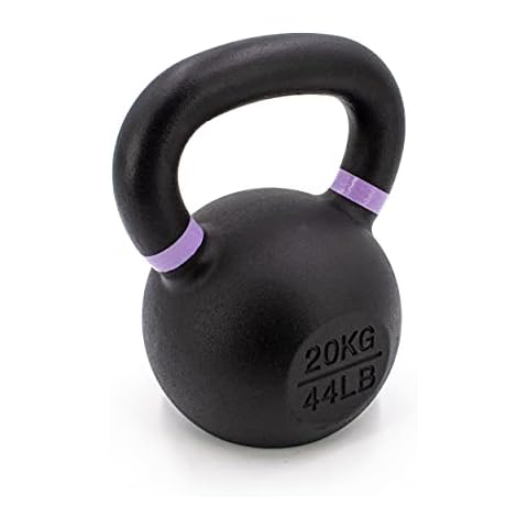 Shogun Cast Iron Kettlebell with LB and KG Markings - Premium Quality Kettlebells Constructed from Cast Iron- Enhance Your Strength Training with this Versatile and Reliable Kettlebell Cover