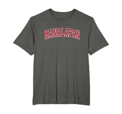 Manalapan NJ Vintage Sports Red T-Shirt