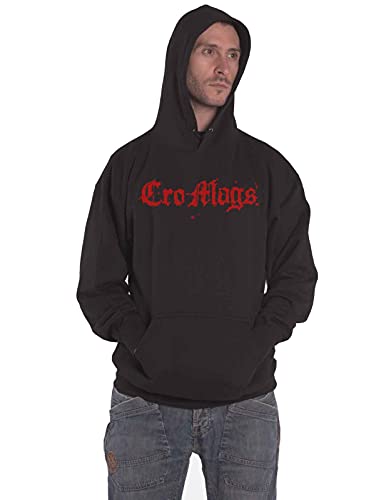 Sweat-shirt à capuche Cro-Mags Best Wishes noir taille S pour homme