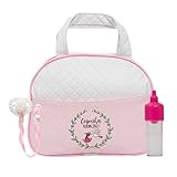 Conjunto P Bebê Reborn Chupeta E Mamadeira Bolsa Maternidade