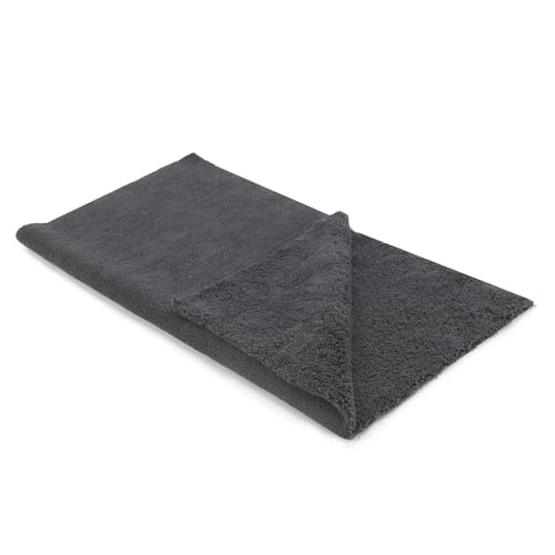 Image of SPTA Microfiber Cleaning Towel, Microfiber Cleaning Cloth for Car Washing, 12 Pack Streak-Free, Ultra Absorbent, Washable for All Purpose Terry Microfiber Towels, 16.1in x 16.1in, 350GSM, Grey-MT038