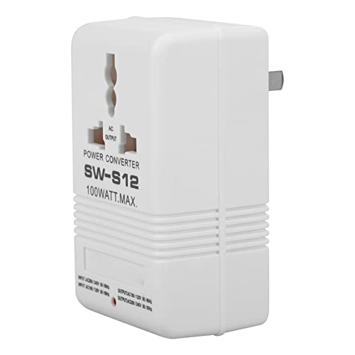 LANTRO JS Reiseadapter Spannungswandler Voltage Converter 110V/120V auf 220V/240V; Anwendbare elektrische Geräte weniger als 50 W für USA England Australien Europa Deutschland China Thailand Usw