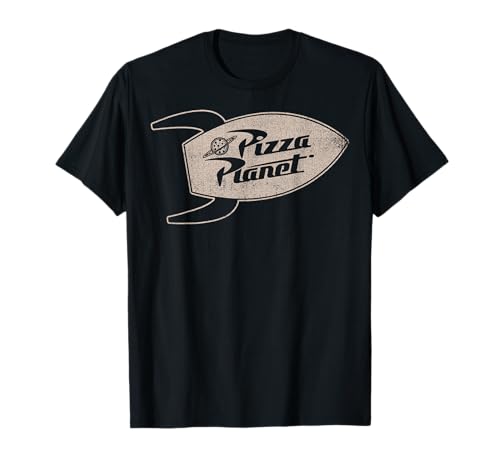 T-shirt Toy Story Pizza Planet Rocket Shuttle Disney Pixar en coton pour fan