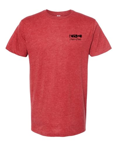 Mens Hunting Duck Call Scene Ring Spun Cotton Mens Short Sleeve T-Shirt2