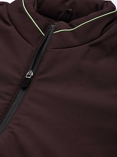 Image of The Indian Garage Co Men Slim Fit Solid Puffer Jackets