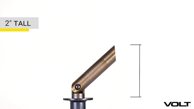 VOLT 12V 2W Nano Brass LED Outdoor Spotlight (Bronze) 85