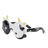ORFOFE 1 Par Gafas de sol de silicona gafas sol niño gafas niño sol anteojos de vaca gafas para niños pequeños animal decoración preciosas gafas de sol lentes con motivo de vaca tac