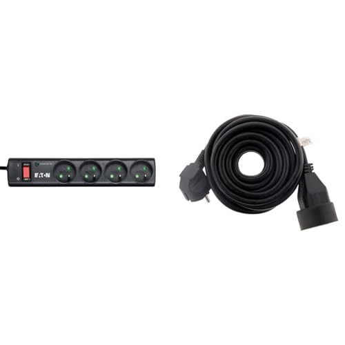 Multiprise Eaton Protection Strip 4 FR et rallonge 5m étanche aux surtensions - 4