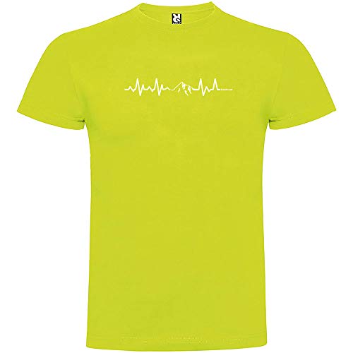 K KRUSKIS - T Shirt Alpinisme Mountain Heartbeat Manche Courte Homme - 2XL, Pistachio Cover