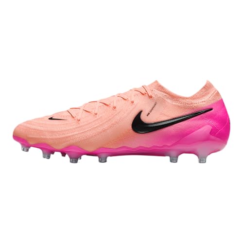 Image of Nike Men Phantom Gx 2 Elite Ag Low-top-fußballschuh Soccer Shoe, Crimson Tint Black Pink Blast, 4 UK