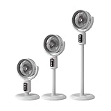 OSNIYAW Wiederaufladbarer Standventilator, leistungsstarker Turm, 4000 mAh, leistungsstarker Akku, 5 Geschwindigkeitsstufen, Haushalt für den Innenbereich, tragbarer Turm