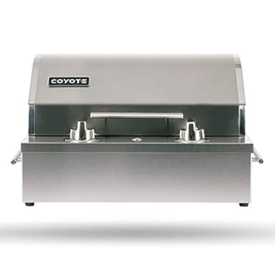 Coyote Portable Electric Grill, 18 Inch Built-in Grill with Ceramic Flavorizer - C1EL120SM