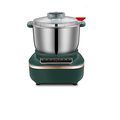 DMETE Mezcladores de harina de Masa eléctrica de 5 litros de Masa for la Masa for la Masa de la Masa del Pan. Utensilios de Cocina(Groen)