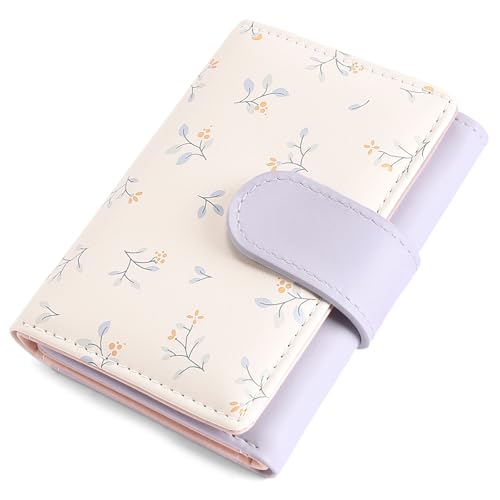 Image of RNIEGA Small Wallets for Women Trifold Vegan Leather Wallet RFID Blocking Card Holders with ID Window