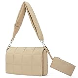 CLUCI Puffer shoulder bag Nylon padded woven handbag designer crossbody dupes women down purse