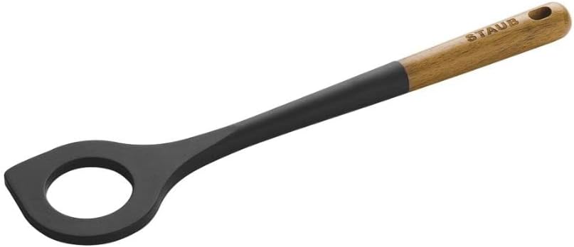 STAUB 40503-108 Risotto Spoon Acacia Wood 31 cm Black