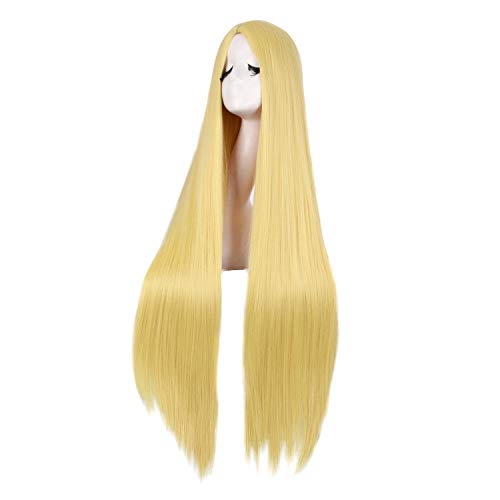 Image of MapofBeauty 40 Inch /100cm Fashion Straight Long Costume Anime Cosplay Wig (Blonde)