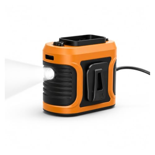 Ventilador de cintura con ventilación doble y construcción portátil resistente para exteriores 6