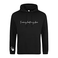 Personalised I Wear My Heart On My Sleeve Hoodie Pullover - Name Initials Heart Love Son Daughter Mum Mummy Mother's Day Womens Fashion Clothing Gift Present About Us - SmartyPants prides ourselves as being one of the UK’s leading printed garment man...