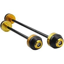 For YAMAHA FZ1 Fazer 2006-2015, FZ-1N 2006-2012 Motorcycle Crash Protector Front/Rear Axle Wheel Fork Sliders Motorcycle SliderGold,1 Pair