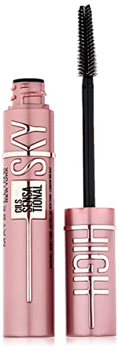 Maybelline Nueva York Máscara de pestañas para pestañas extralargas, color negro, 2 unidades de 7,2 ml