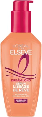 L'Oréal Paris - Sérum Lissage de Rêve - Protecteur de Chaleur 230° et Anti-Frisottis 24h - Enrichi en Kératine Végétale et Beurre de Cacao - Tous Types...
