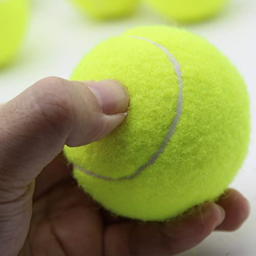 Zhuokece Tennis Balls, 18 Pack Training Tennis Balls Practice Balls With Mesh Bag For Easy Transport, Pet Dog Playing Balls, Fit For Beginner Training Ball (Green) #TOP7