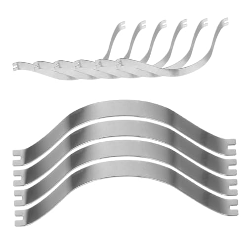 Image of 100pcs Picture Frame Backing Clips Hardware for Photo Hanging Sturdy and Smooth Finish for Wall Art Display Reliable Spring Clips for Frames and Pictures