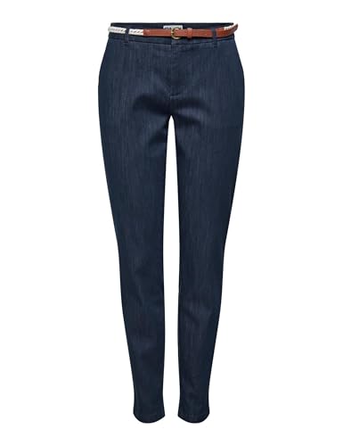 Chino ONLY Onlbiana MW pour femme avec ceinture élégante