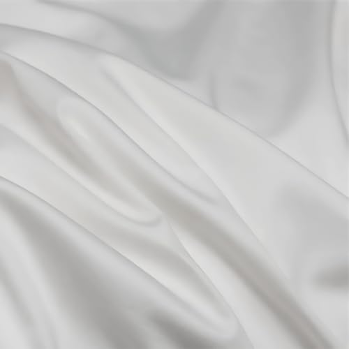 Image of Sassoon Catania Cotton Sateen Bedsheet - 400 TC, Super King Size (118 x 118) Inches, Premium Long Staple Cotton, Soft & Breathable, Fade Resistant - 1 Bedsheet with 2 Pillow Covers, Color- Ivory
