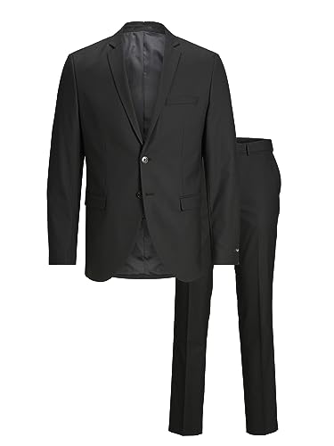 JACK & JONES Herren Jprfranco Suit Ps Abendanzug Set, Schwarz, 64 EU