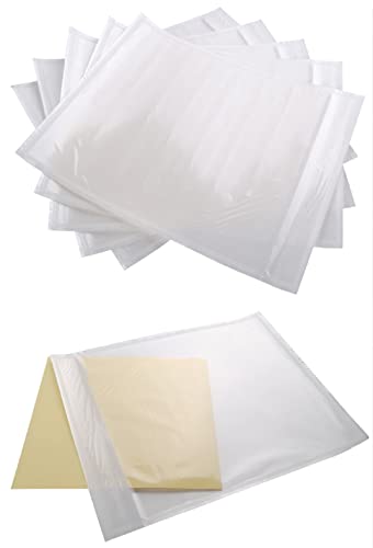LÖWENBISS Lot de 100 pochettes transparentes autocollantes pour tickets de livraison DIN C6 (14,5 x 18 cm) Cover