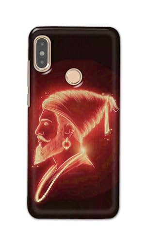 Image of PRINTFIDAA Printed Hard Back Cover Case for Mi Redmi Note 5 Pro Back Cover (Chatrapati Shivaji Maharaj) -112