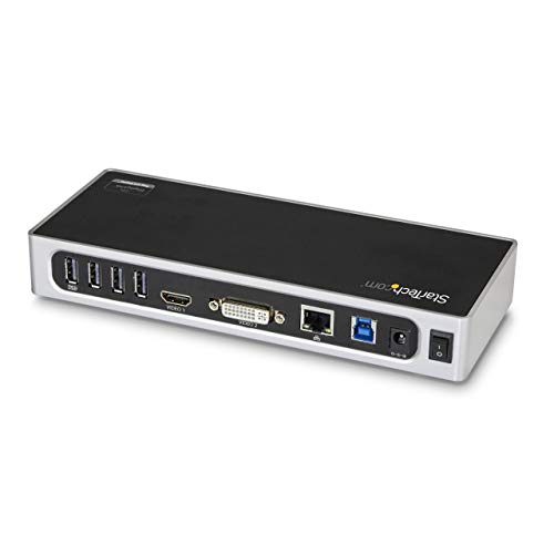 Station d'accueil USB 3.0 StarTech.com double affichage HDMI DVI