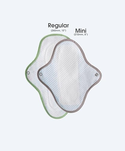 Rebelle Reusable Cloth Panty Liners Pack of 8 (Mini) | Safest Panty Liners | Easy to Wash | For Spotting & Leaks | Everyday Wear | Super Absorbent | Rash Free Cotton Fabric |... - Image 4
