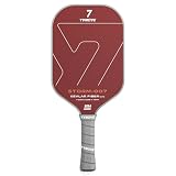 YVmove T700 Raw Carbon Fiber Pickleball Paddle, 16mm Thermoformed Pickleball Racket with High Spin, USAPA Approved Professional Pickle Ball Paddle Storm007 Kevlar Red