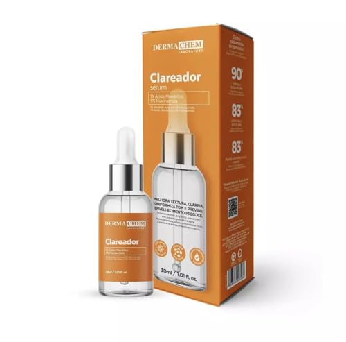 Serum Clareador, 30ml, com Ácido Mandélico e Niacinamida, para Un...
