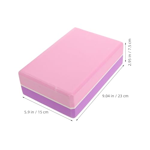 Bloques de yoga para principiantes, pack de dos ladrillos de espuma de alta densidad 2