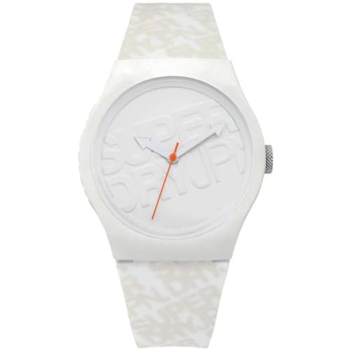 Superdry SYG169W Men's Analogue Quartz Watch with Silicone Strap, Bracelet