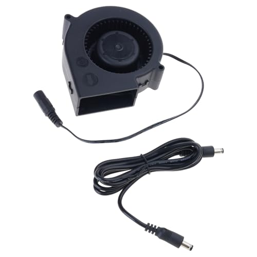 Soplador centrífugo resistente de 12 V 7000 RPM con rodamientos para parrillas, fundición y proyectos técnicos, ventilador centrífugo de alta velocidad