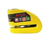 XENA (XX10-Y Disc-Lock Alarm for Motorcycle, Yellow, Steel