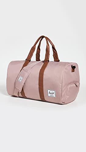 Image of Herschel Novel Duffel Bag, Ash Rose /Tan Synthetic Leather, Classic 42.5L
