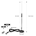 KCTIN 27MHz CB Radio Antenna 27inch with BNC Adaptor and Magnetic Mount for President Midland Cobra Uniden Anytone Truck Radio