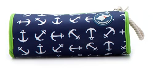 The Preppy Pelican Accessory Bag, Nautical or Coastal Theme Gifts for Women and Kids, Accessory Pouch in Bright Nautical Prints, 10 inches (Anchors Away) - Image 3